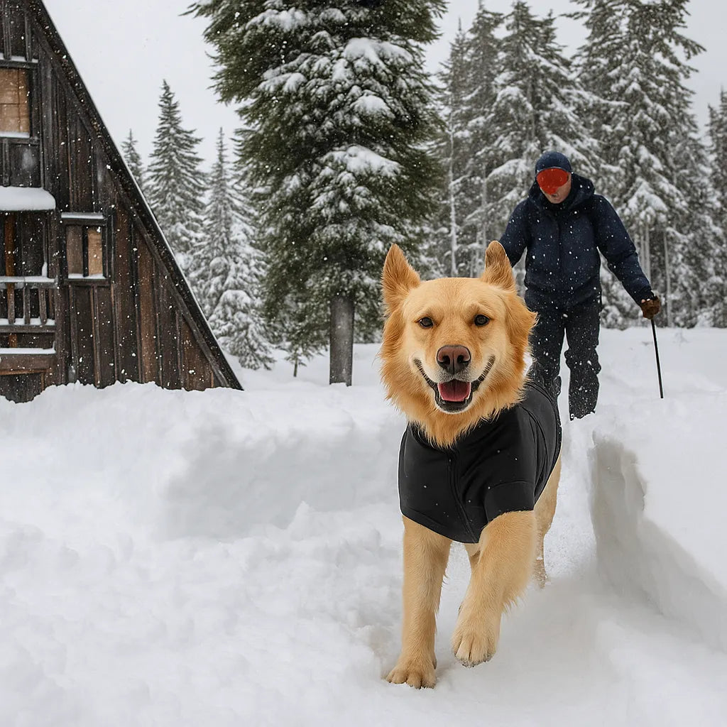 Hundejacke Winter | Softshell wasserdicht &amp; atmungsaktiv