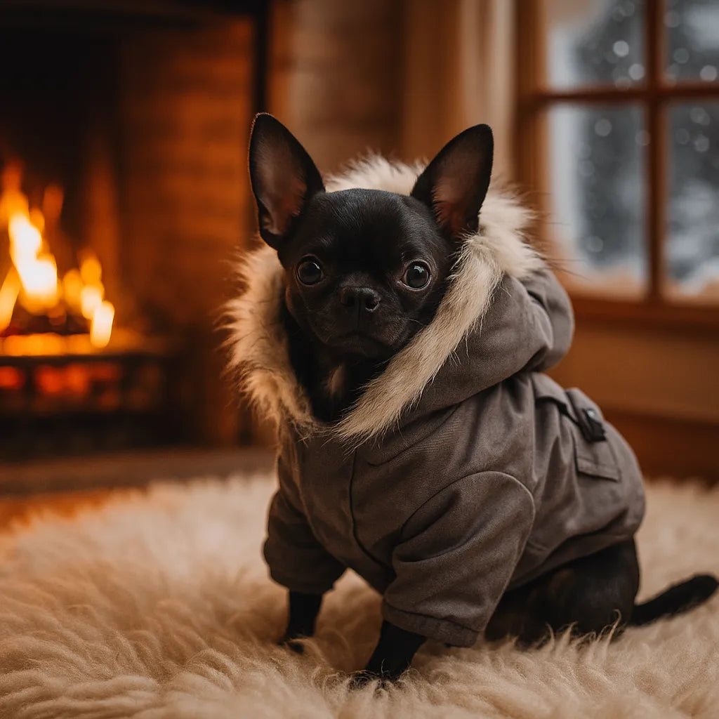 Warme Hundejacke mit Kapuze | Bequem &amp; stilvoll für den Winter