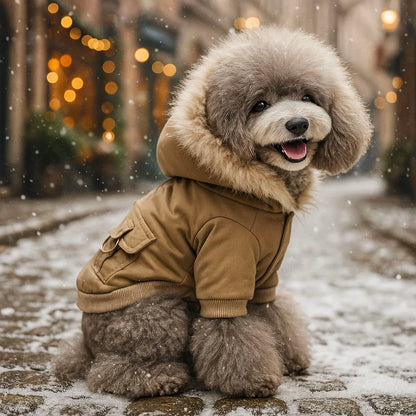 Warme Hundejacke mit Kapuze | Bequem &amp; stilvoll für den Winter