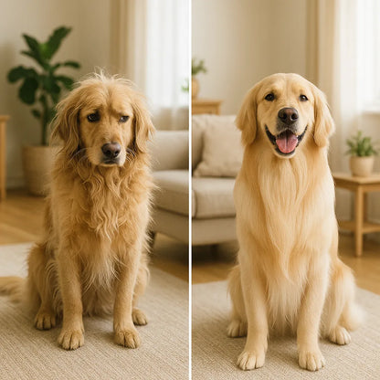 Fellpflegehandschuh | Losen Haaren Haarentferner &amp; Massagehandschuh für Hund &amp; Katze