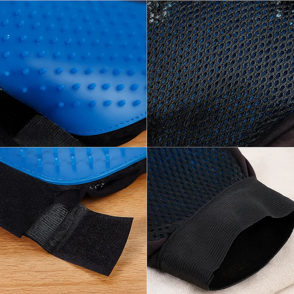 Fellpflegehandschuh | Losen Haaren Haarentferner &amp; Massagehandschuh für Hund &amp; Katze