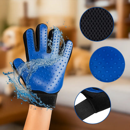 Fellpflegehandschuh | Losen Haaren Haarentferner &amp; Massagehandschuh für Hund &amp; Katze