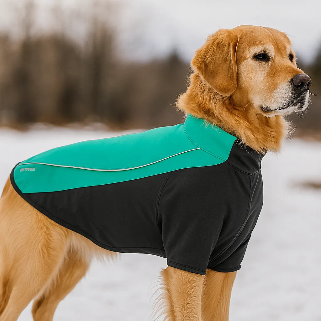 Hundejacke Winter | Softshell wasserdicht &amp; atmungsaktiv
