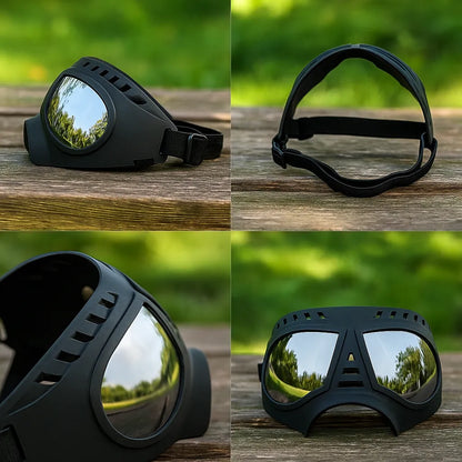 Hundeschutzbrille – Winddicht &amp; mit UV-Schutz für kleine und mittelgroße Hunde