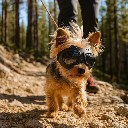 Hundeschutzbrille – Winddicht &amp; mit UV-Schutz für kleine und mittelgroße Hunde