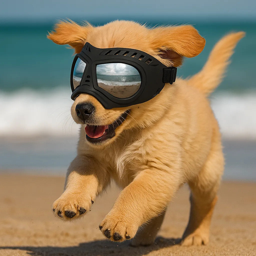 Hundeschutzbrille – Winddicht &amp; mit UV-Schutz für kleine und mittelgroße Hunde