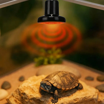 Dunkelstrahler Reptilien – Keramik-Heizlampe E27 (25W-100W)