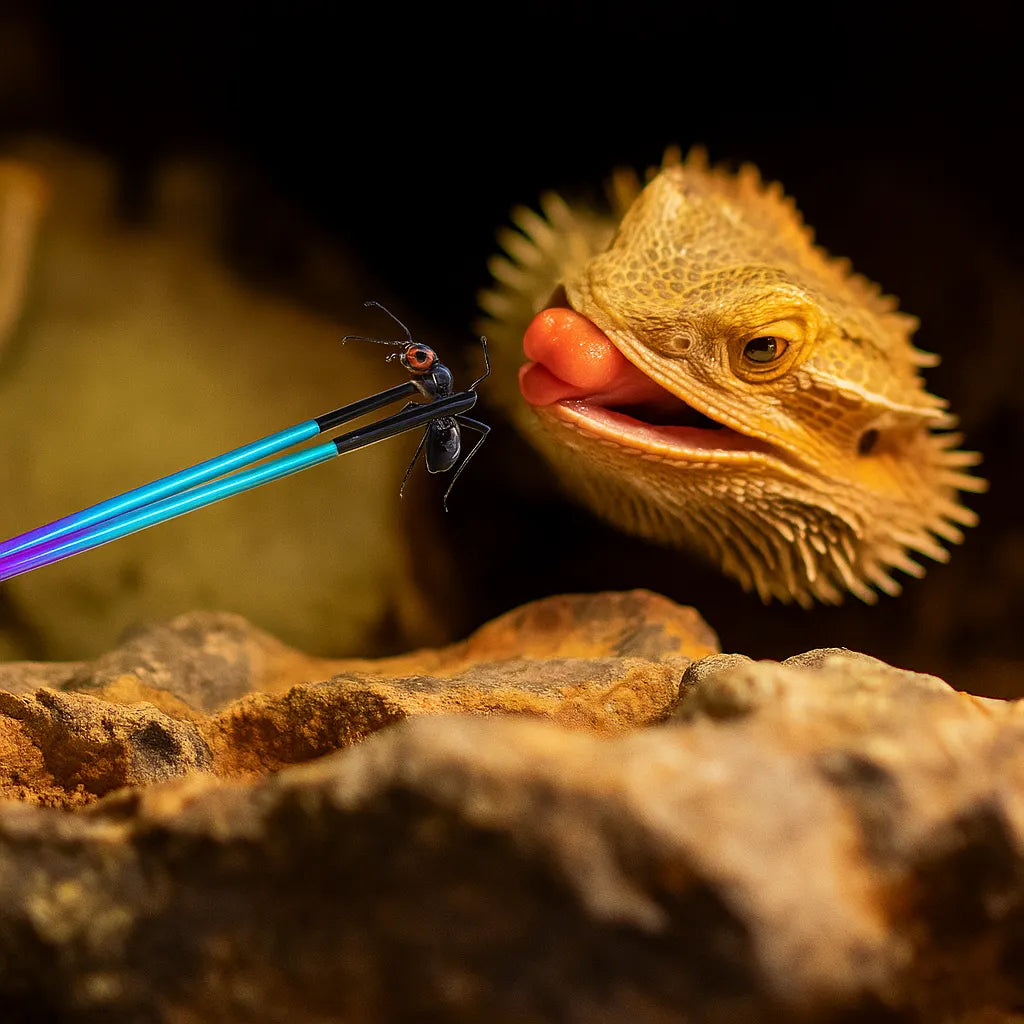 Futterpinzette Reptilien | Edelstahl Futterzange 4er-Set