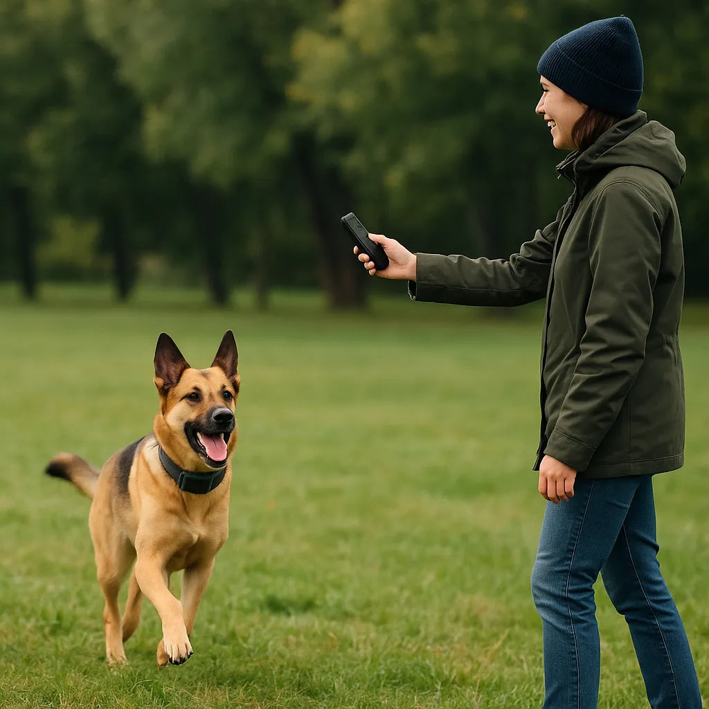 Hundetrainingshalsband | Ton, Vibration &amp; Impuls | 800m