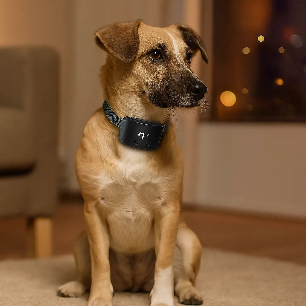 Antibellhalsband Hund | Vibration &amp; Ton | Wasserdicht mit Akku