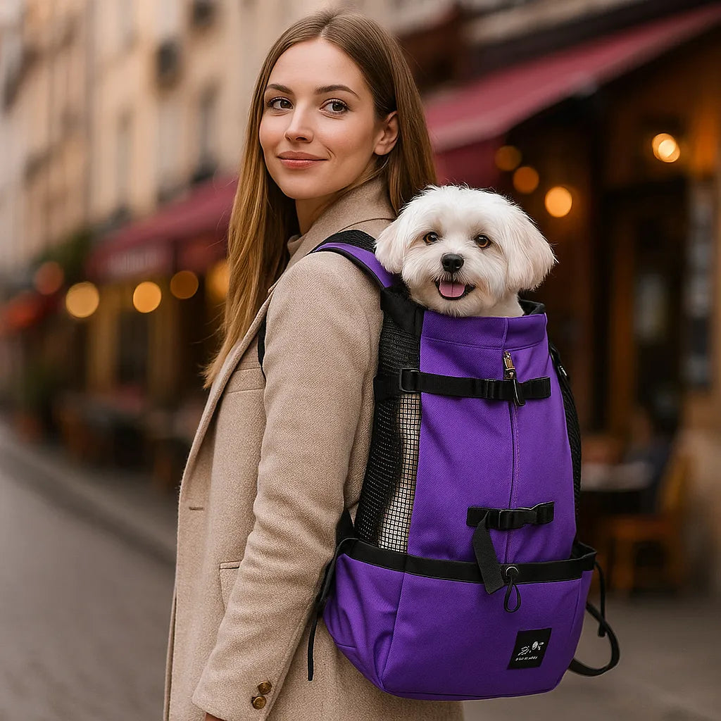 Transportrucksack atmungsaktiv – Für kleine und mittelgroße Hunde