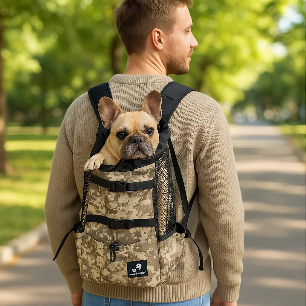 Transportrucksack atmungsaktiv – Für kleine und mittelgroße Hunde