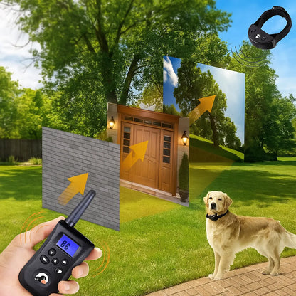 Halsband Hund | Erziehung &amp; Anti-Bell Training mit Vibration &amp; Ton