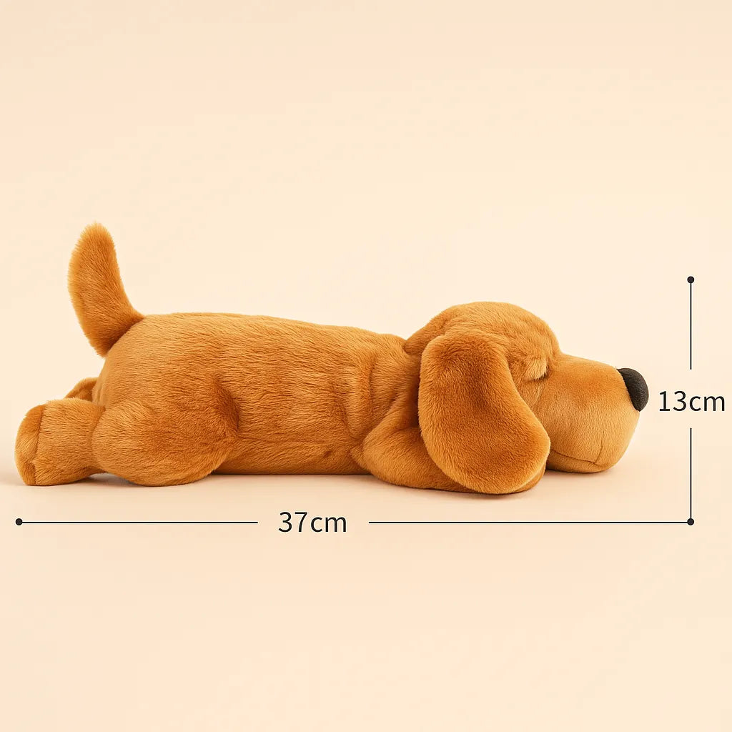 Hundespielzeug mit Herzschlag für Welpen | Kuscheltier gegen Trennungsangst &amp; Stress