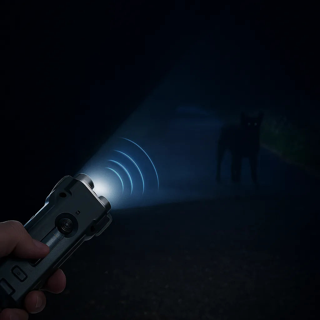 Hundeschreck Ultraschallgerät für unterwegs | Schützt beim Joggen, Spazieren &amp; Reisen