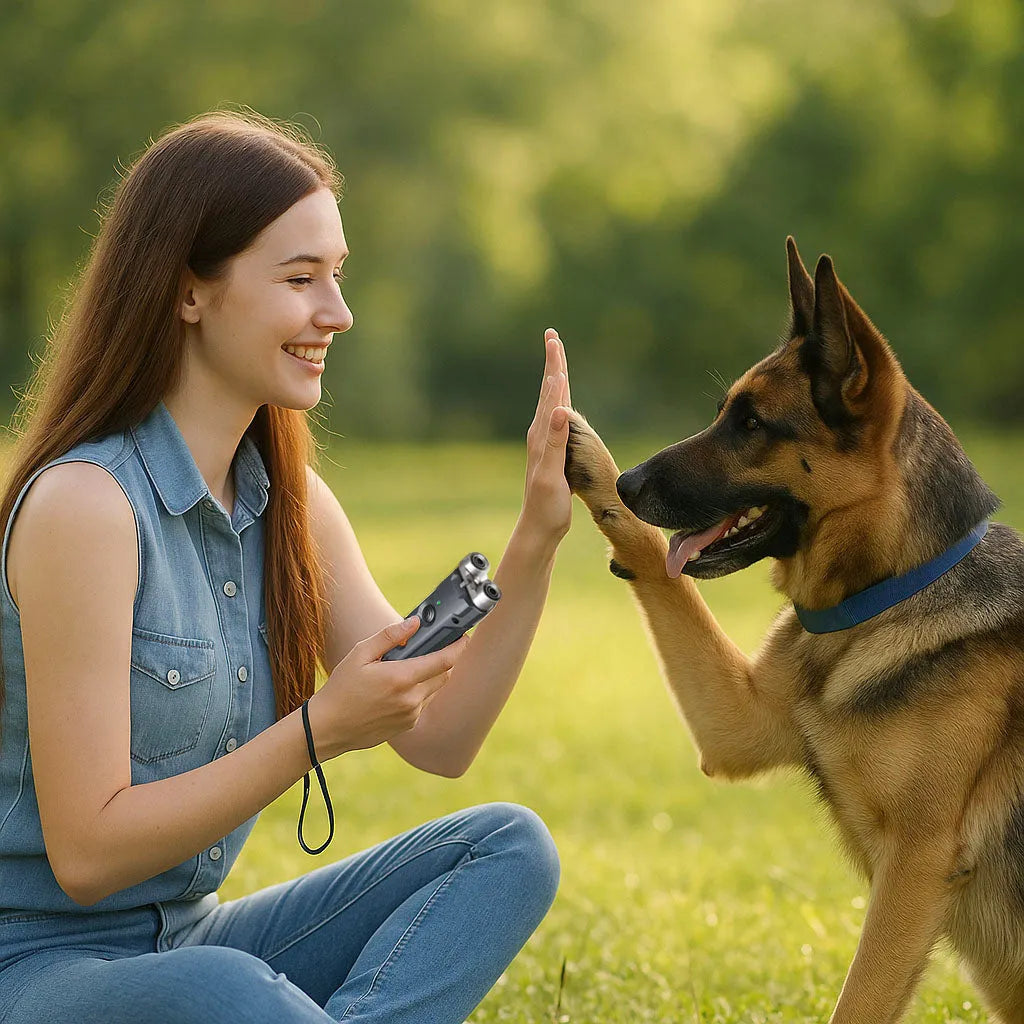 Hundeschreck Ultraschallgerät für unterwegs | Schützt beim Joggen, Spazieren &amp; Reisen