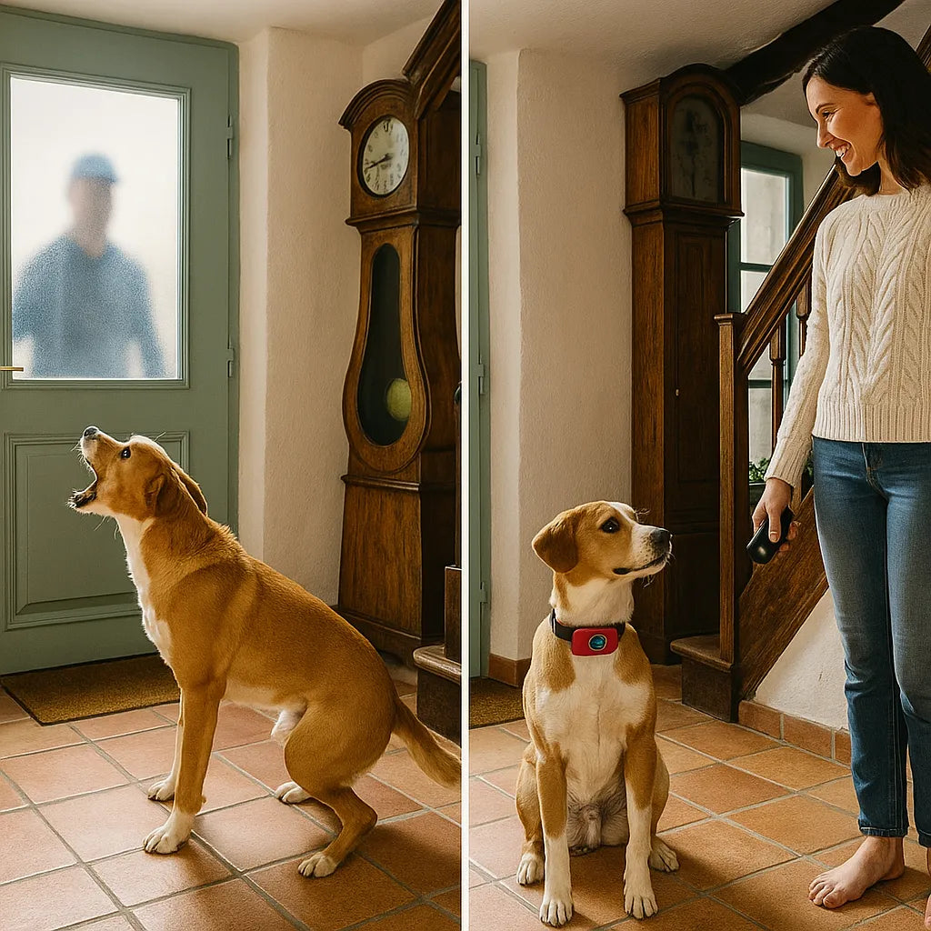 Halsband Hund – Erziehung &amp; Anti-Bell Training mit Ton, Vibration &amp; Impuls