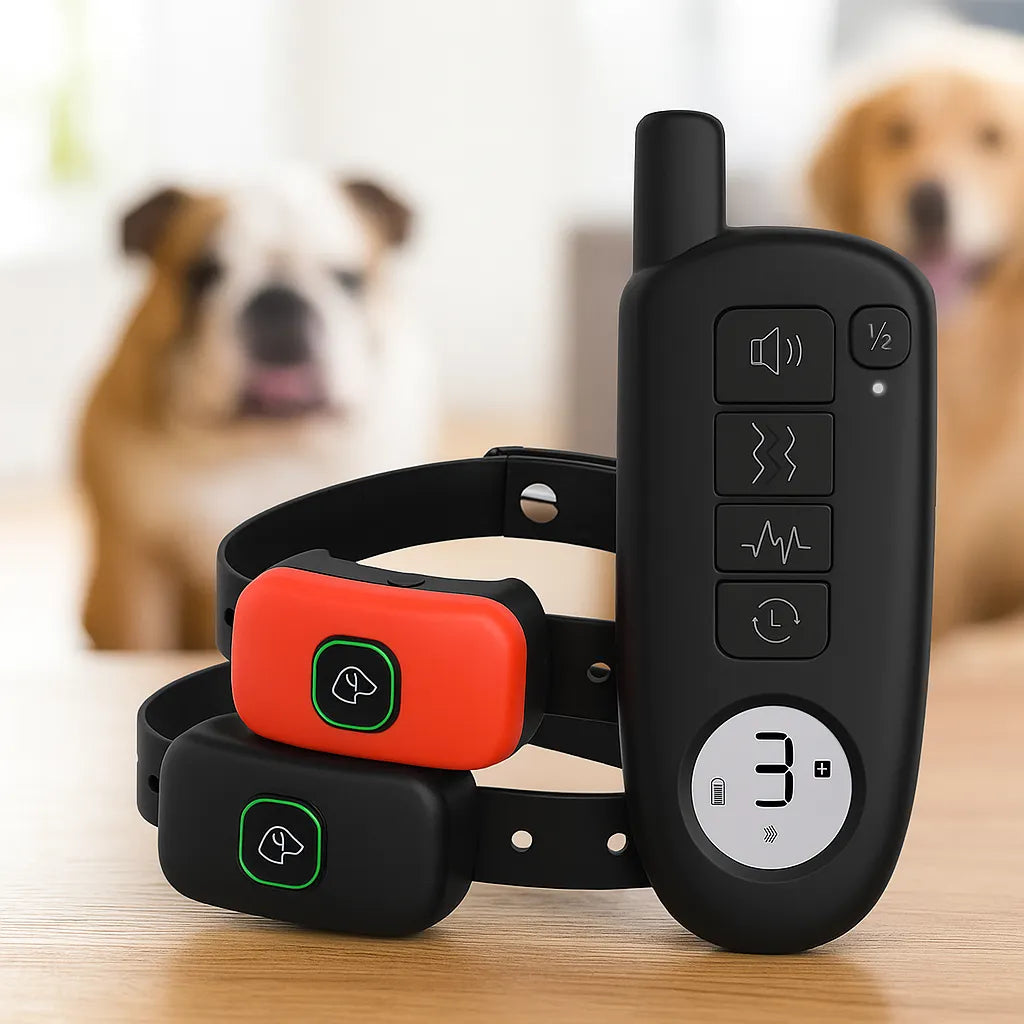 Halsband Hund – Erziehung &amp; Anti-Bell Training mit Ton, Vibration &amp; Impuls