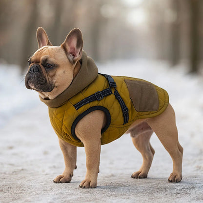 Winter Hundemantel – Wasserdicht, warm &amp; bequem mit verstellbarem Gurt
