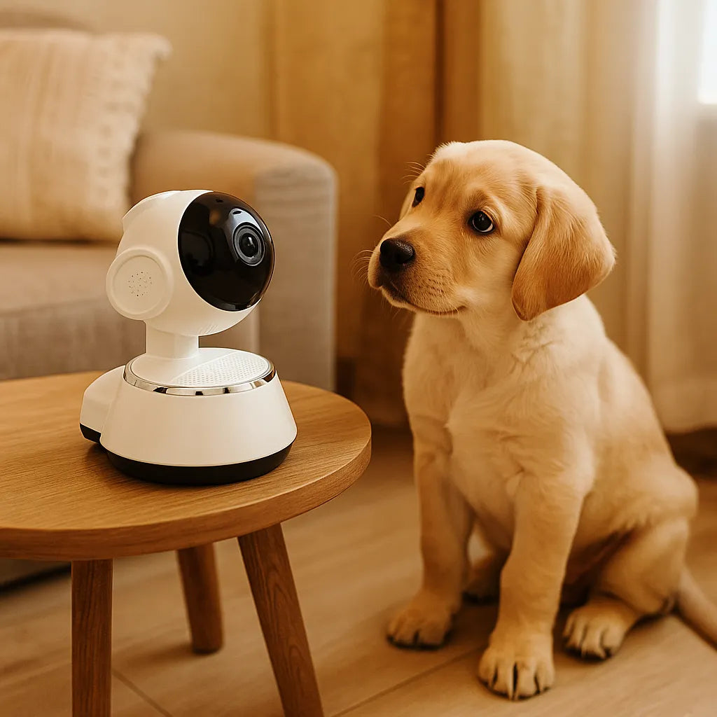 Überwachungskamera für Hunde &amp; Katzen – HD-Video, Nachtsicht &amp; Zwei-Wege-Audio