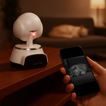 Überwachungskamera für Hunde &amp; Katzen – HD-Video, Nachtsicht &amp; Zwei-Wege-Audio