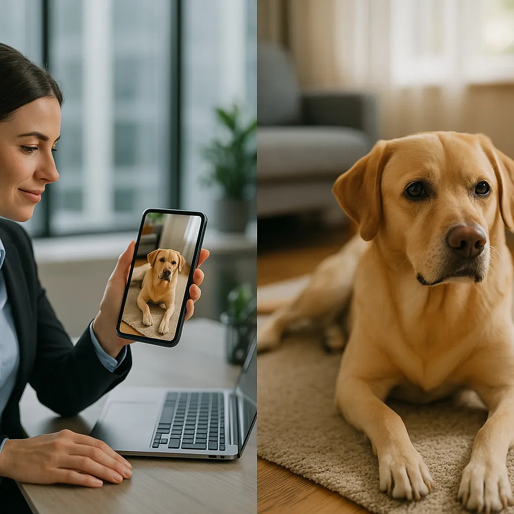Überwachungskamera für Hunde &amp; Katzen – HD-Video, Nachtsicht &amp; Zwei-Wege-Audio