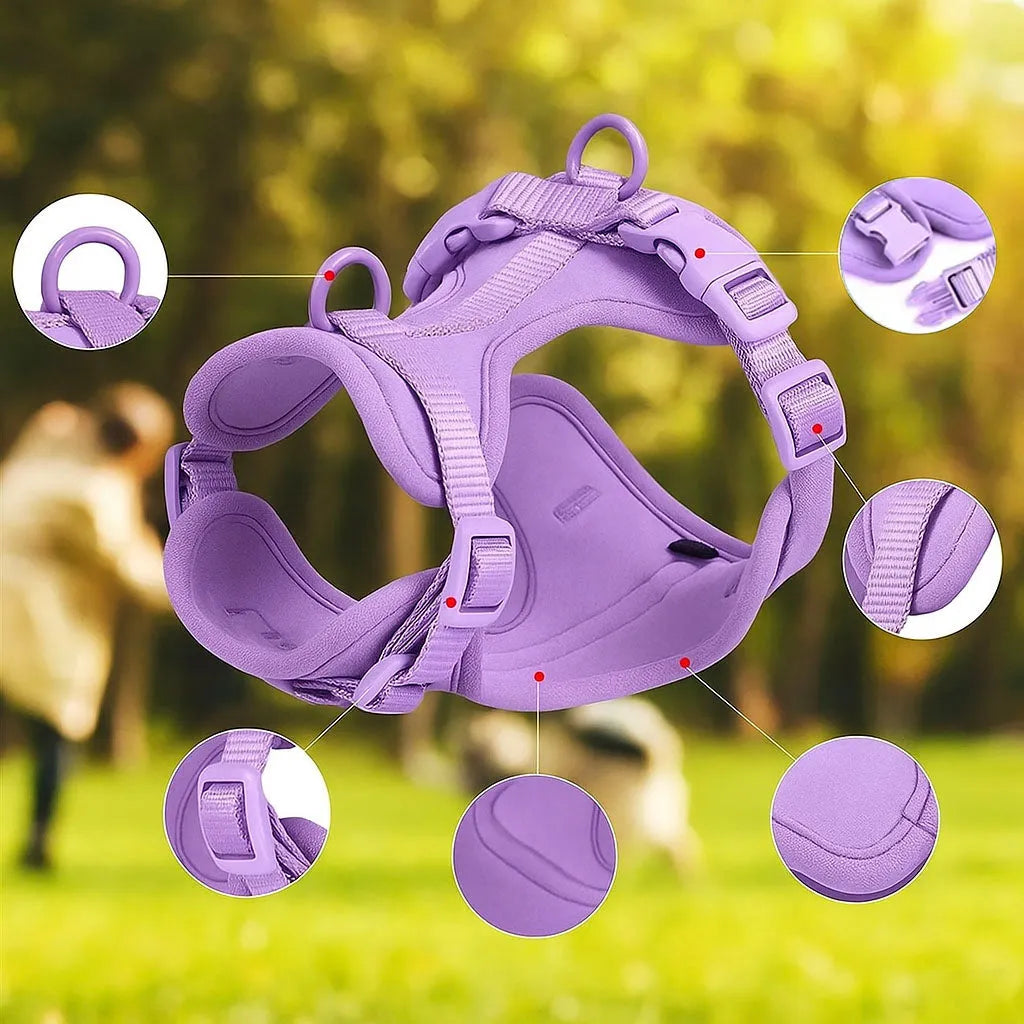 Hundegeschirr ohne Ziehen | Atmungsaktiv &amp; verstellbar