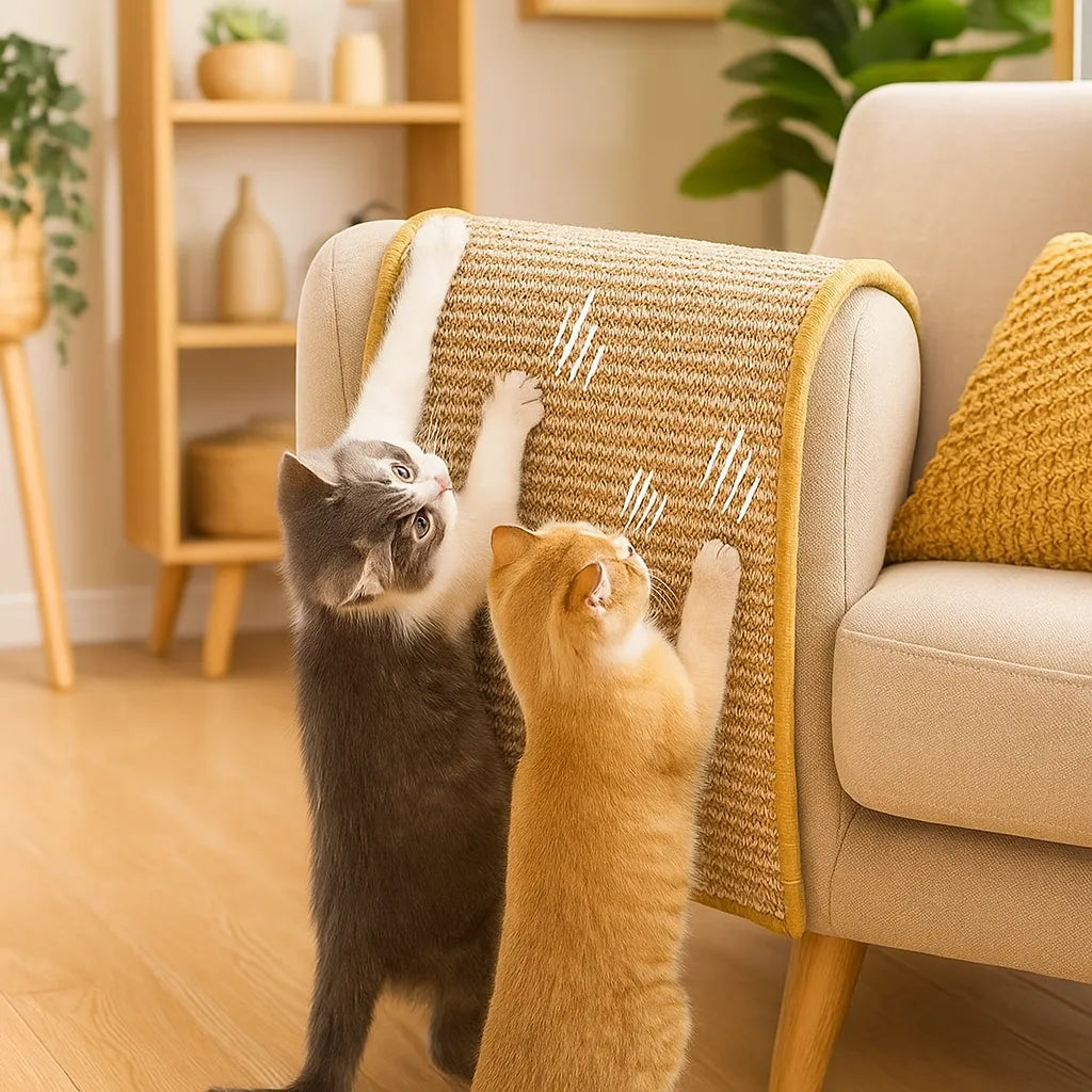 Katzen Kratzbaum mit Sisal | Stabil &amp; robust als Möbelschoner