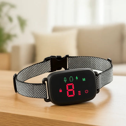 Antibellhalsband mit Ton &amp; Vibration – Sanftes, automatisches Halsband gegen Bellen