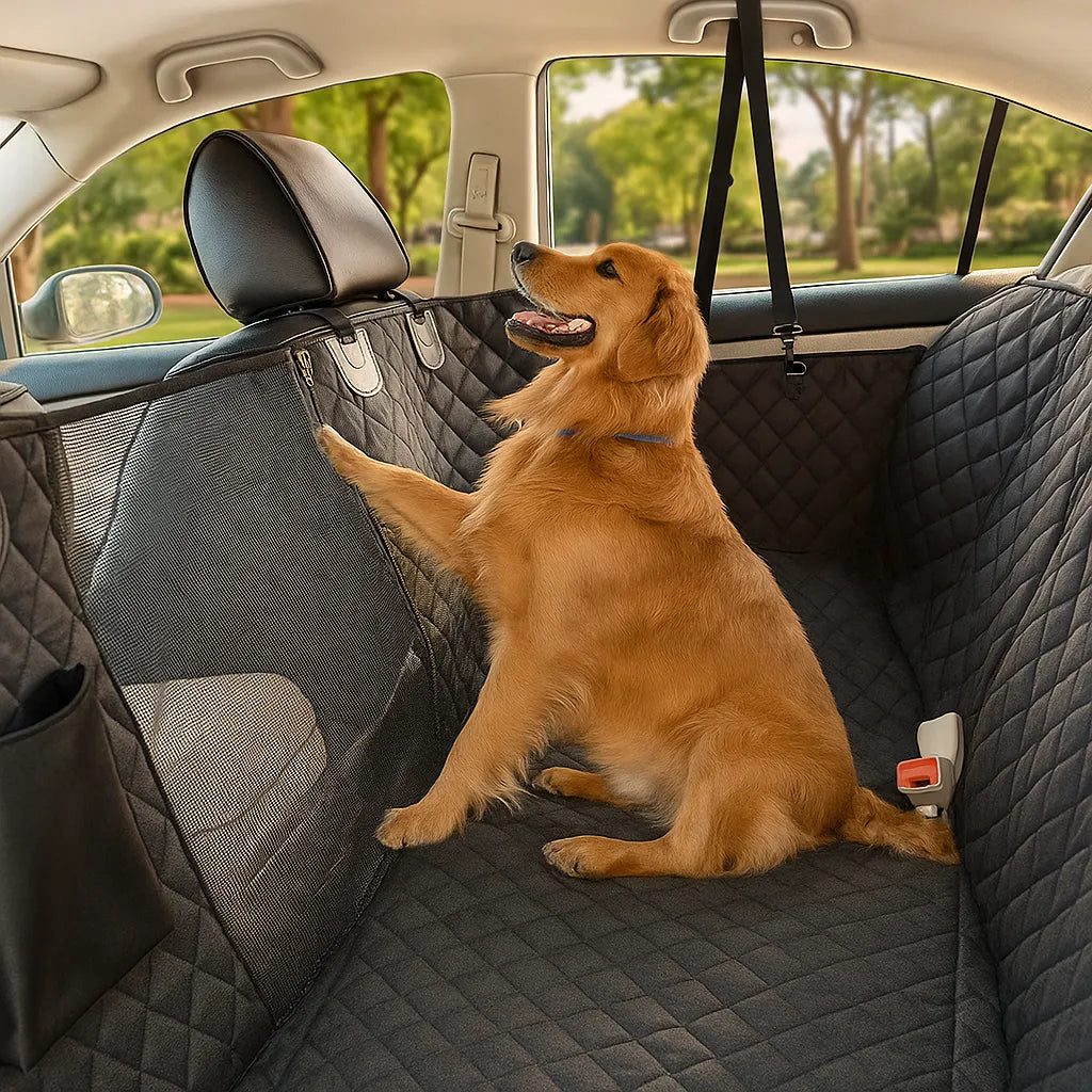 Autoschondecke Rückbank Hund – Wasserdicht &amp; rutschfest