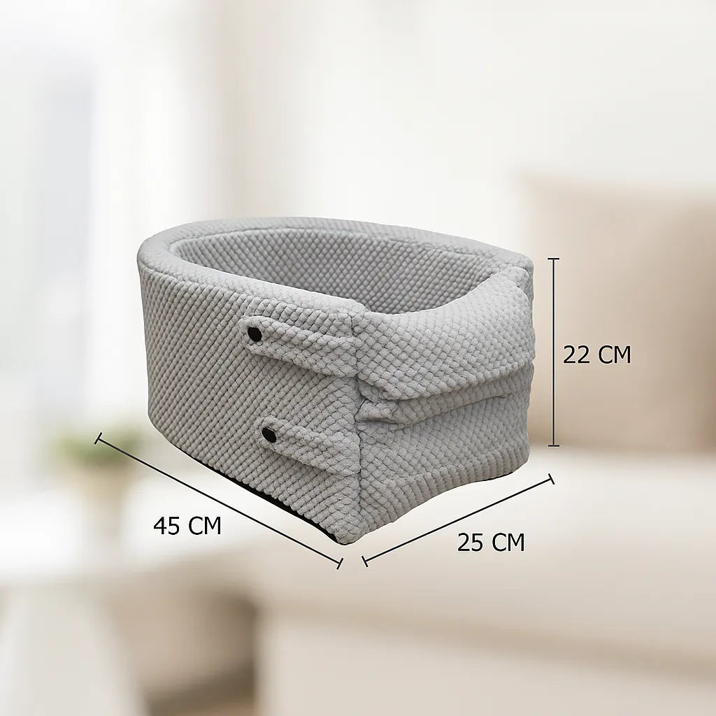 Hunde Autositz | Sicher mit Anschnallgurt &amp; Polsterung