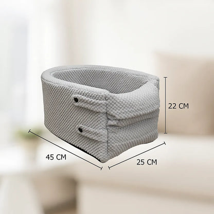 Hunde Autositz | Sicher mit Anschnallgurt &amp; Polsterung