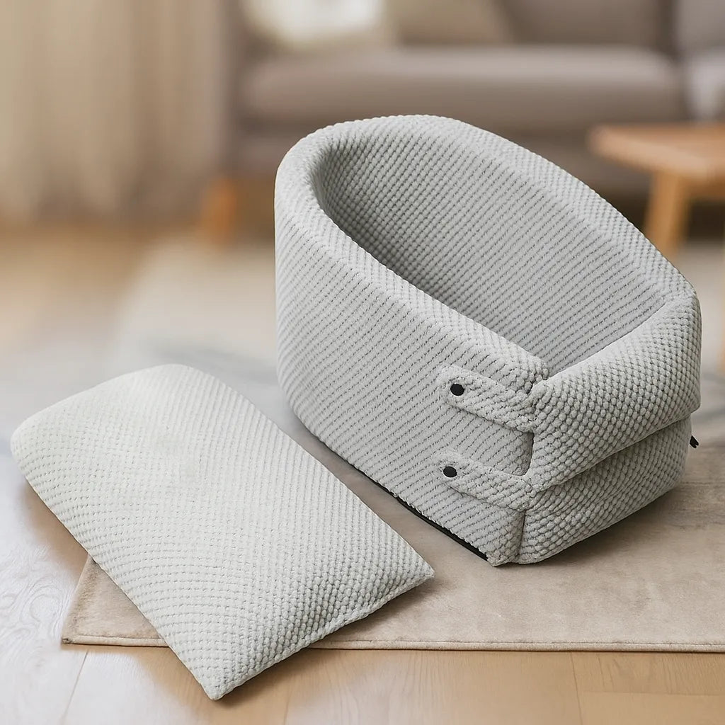 Hunde Autositz | Sicher mit Anschnallgurt &amp; Polsterung