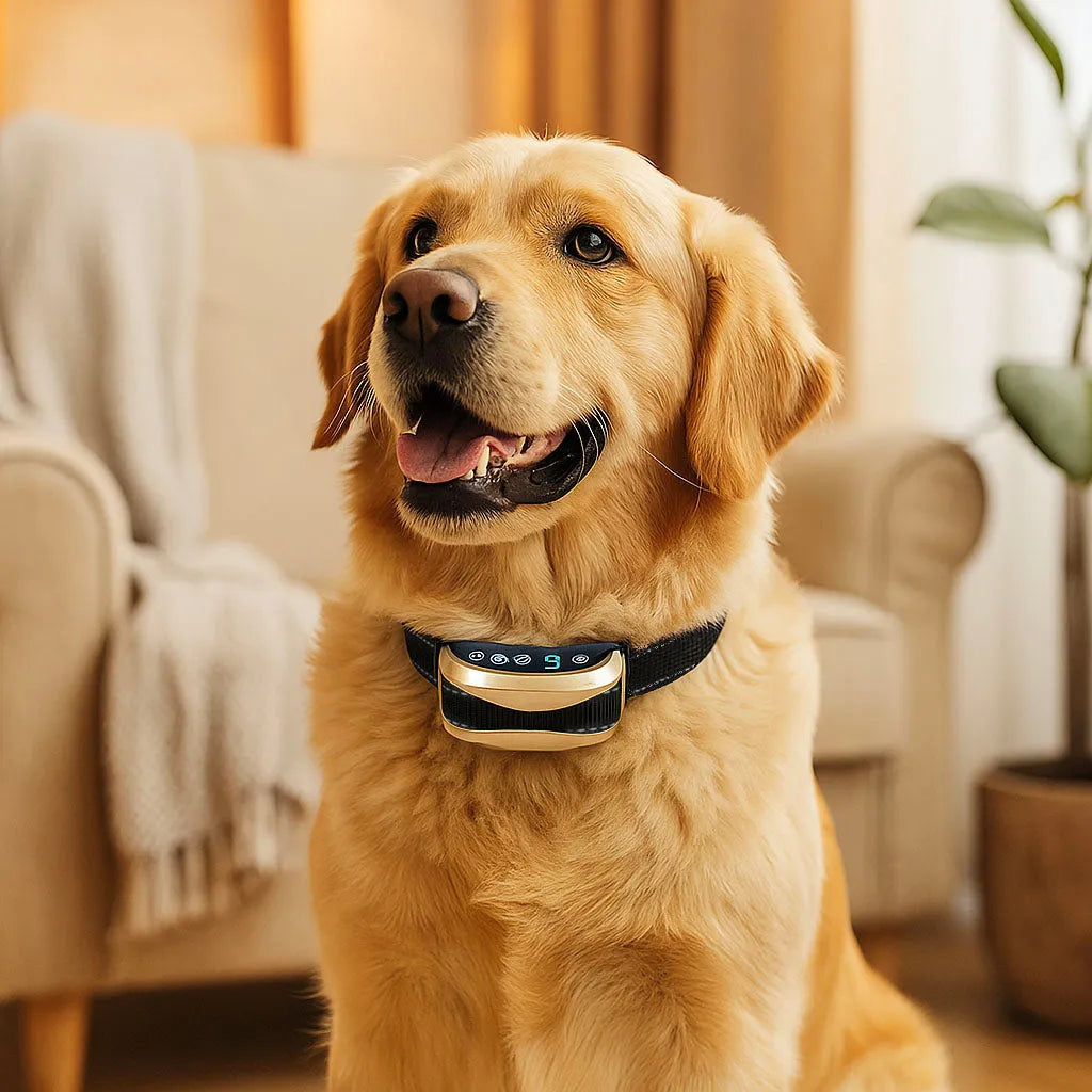 AntiBell Halsband Hund | Ton, Vibration | Wasserdicht &amp; Akku