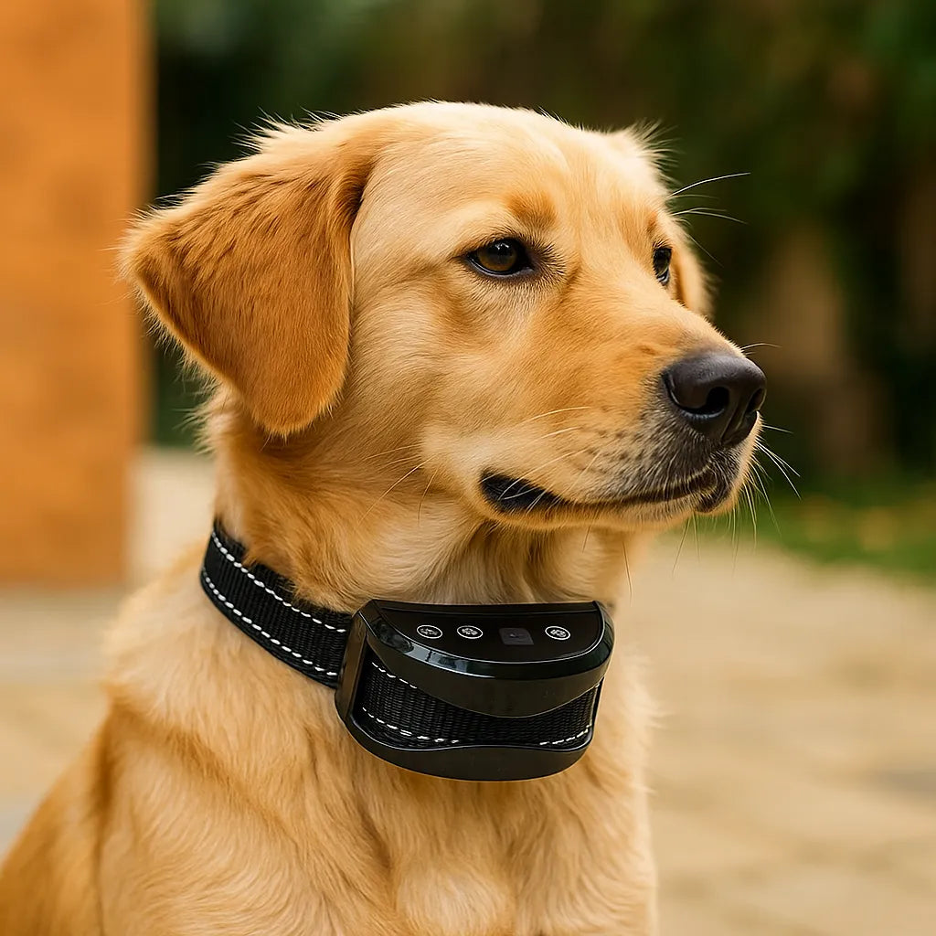 AntiBell Halsband Hund | Ton, Vibration | Wasserdicht &amp; Akku