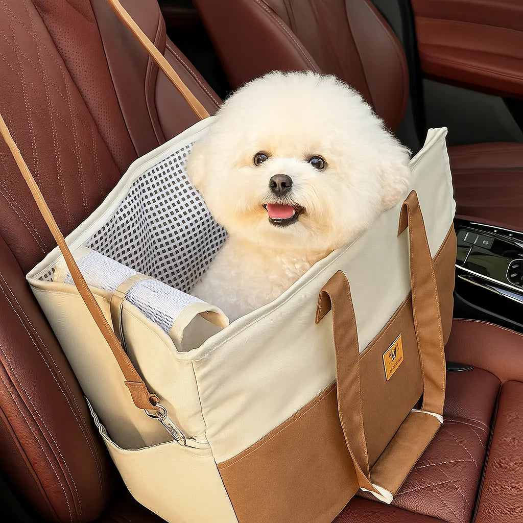 Hundetragetasche komfortabel | Mit Schultergurt für Reisen