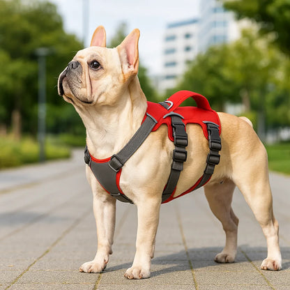 Hundegeschirr gegen Ziehen | Reflektierend &amp; sicher mit Griff