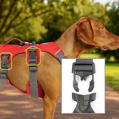 Hundegeschirr gegen Ziehen | Reflektierend &amp; sicher mit Griff