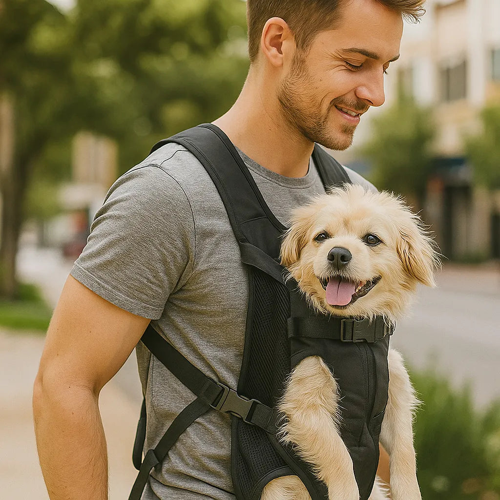Hundetragetasche für kleine Hunde | Leicht, faltbar &amp; bequem