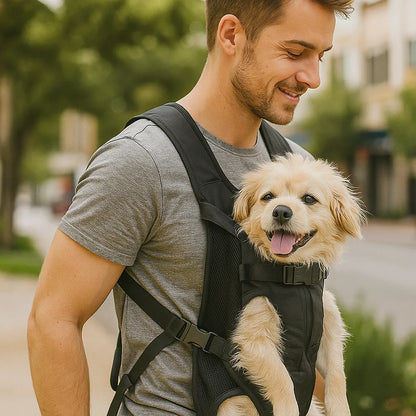 Hundetragetasche für kleine Hunde | Leicht, faltbar &amp; bequem