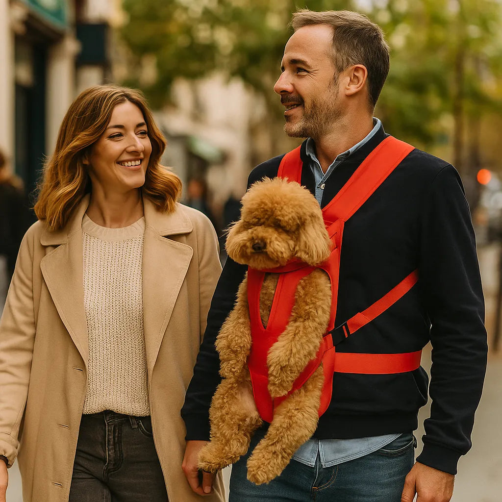 Hundetragetasche für kleine Hunde | Leicht, faltbar &amp; bequem