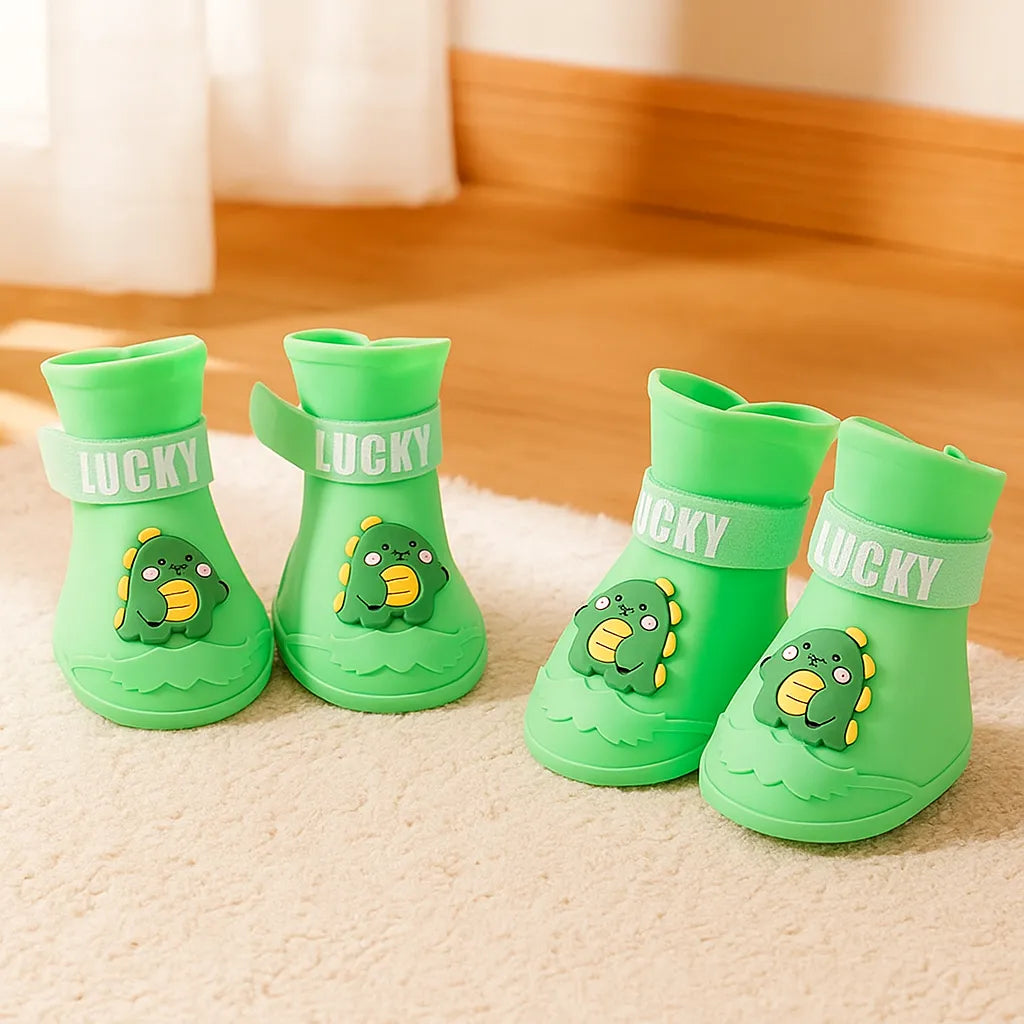 Hundeschuhe wasserdicht &amp; rutschfest | Mit Klettverschluss für Regen &amp; Schnee