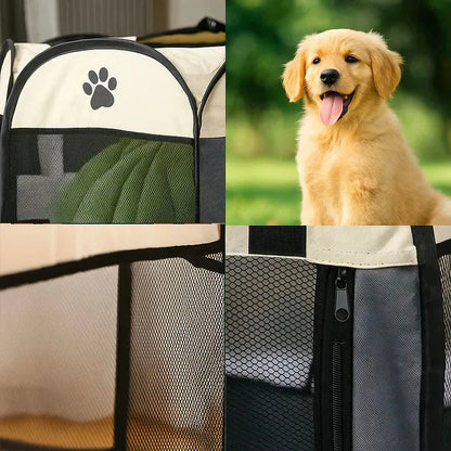 Faltbares Hundezelt | Reisebett &amp; Hundehöhle für unterwegs