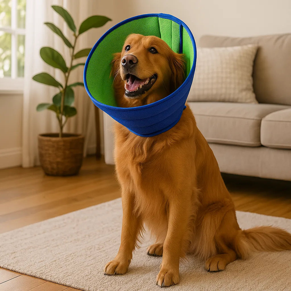 Halskrause Hund weich | verstellbar, atmungsaktiv &amp; bequem