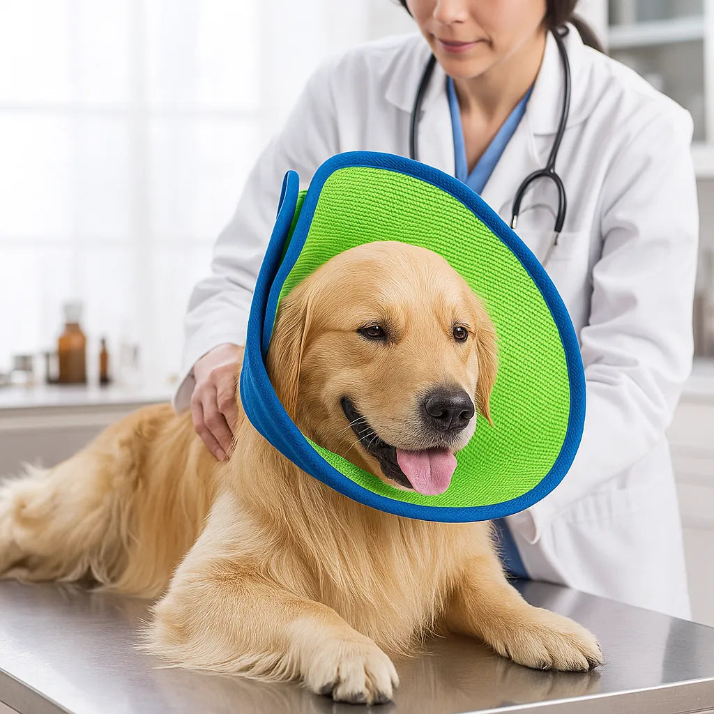 Halskrause Hund weich | verstellbar, atmungsaktiv &amp; bequem