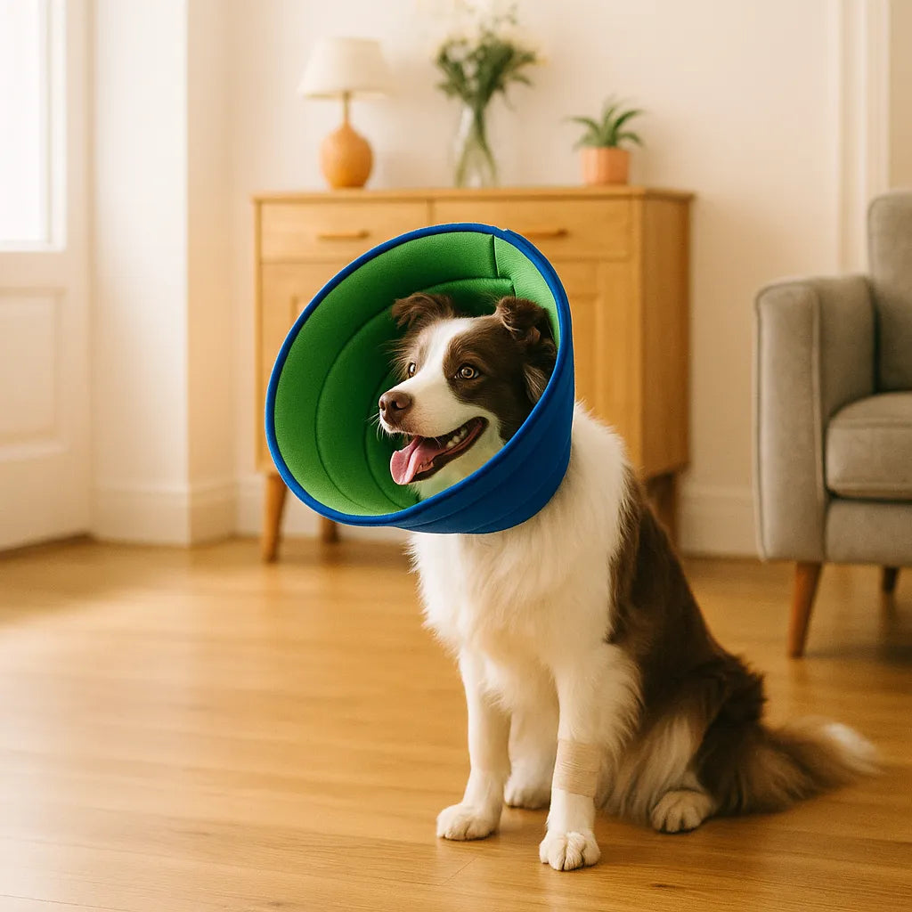 Halskrause Hund weich | verstellbar, atmungsaktiv &amp; bequem