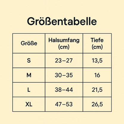 Halskrause Hund weich | verstellbar, atmungsaktiv &amp; bequem