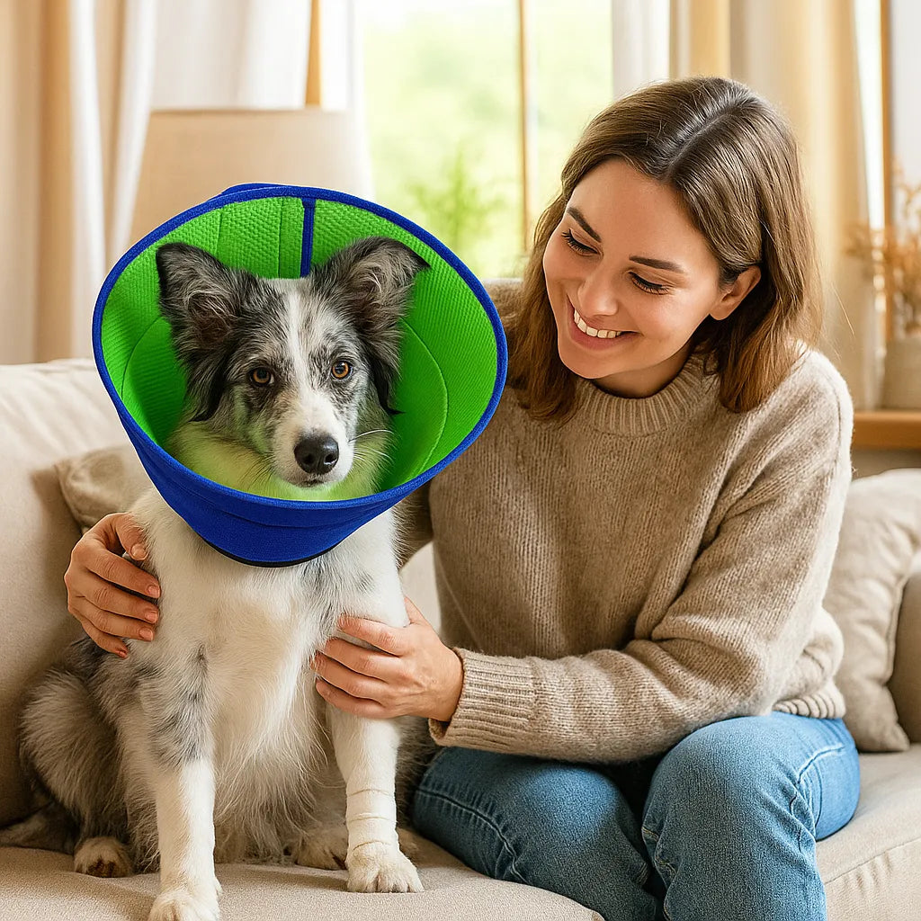 Halskrause Hund weich | verstellbar, atmungsaktiv &amp; bequem