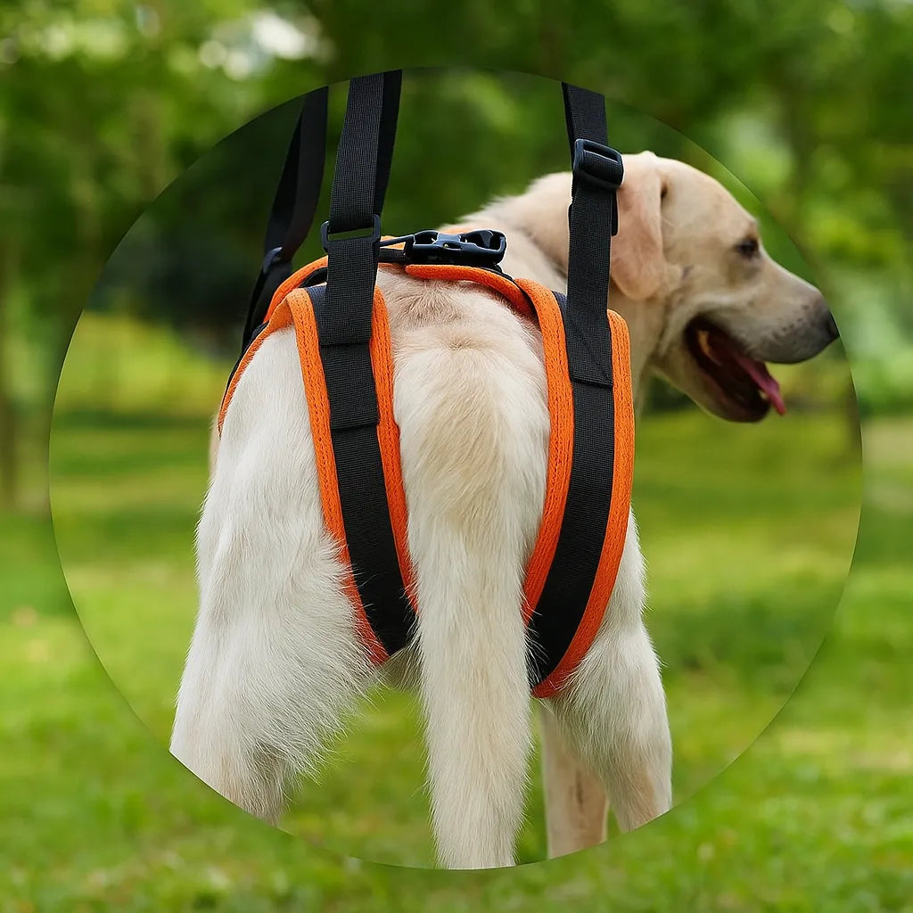 Hunde Tragegeschirr hinten | gepolstert &amp; stabil für Unterstützung
