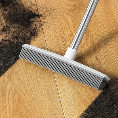 Tierhaarentferner mit Stiel | stabiler Besen für Hunde- &amp; Katzenhaare